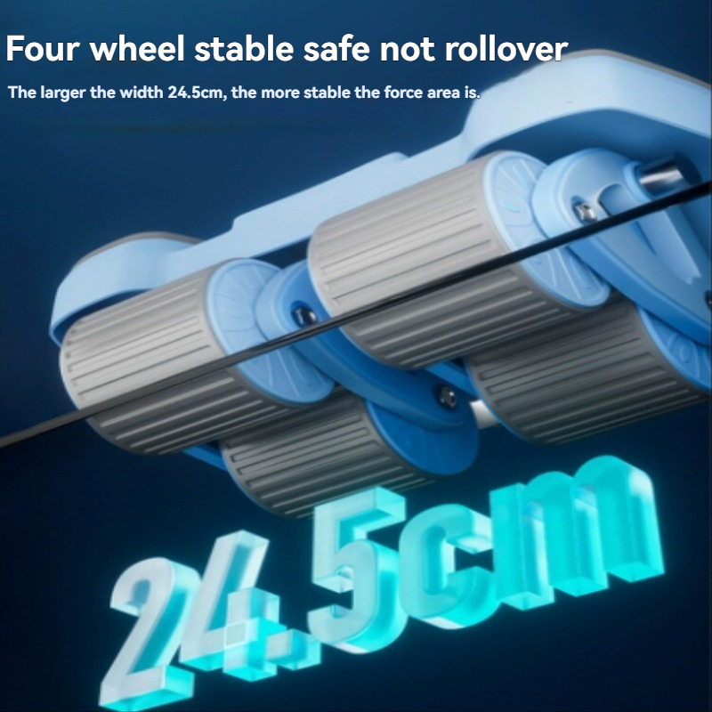 肘当て付き、自動リバウンド機能搭載の腹筋ローラー。カウンター - Ab Roller Wheel With Elbow Support のレビューと価格