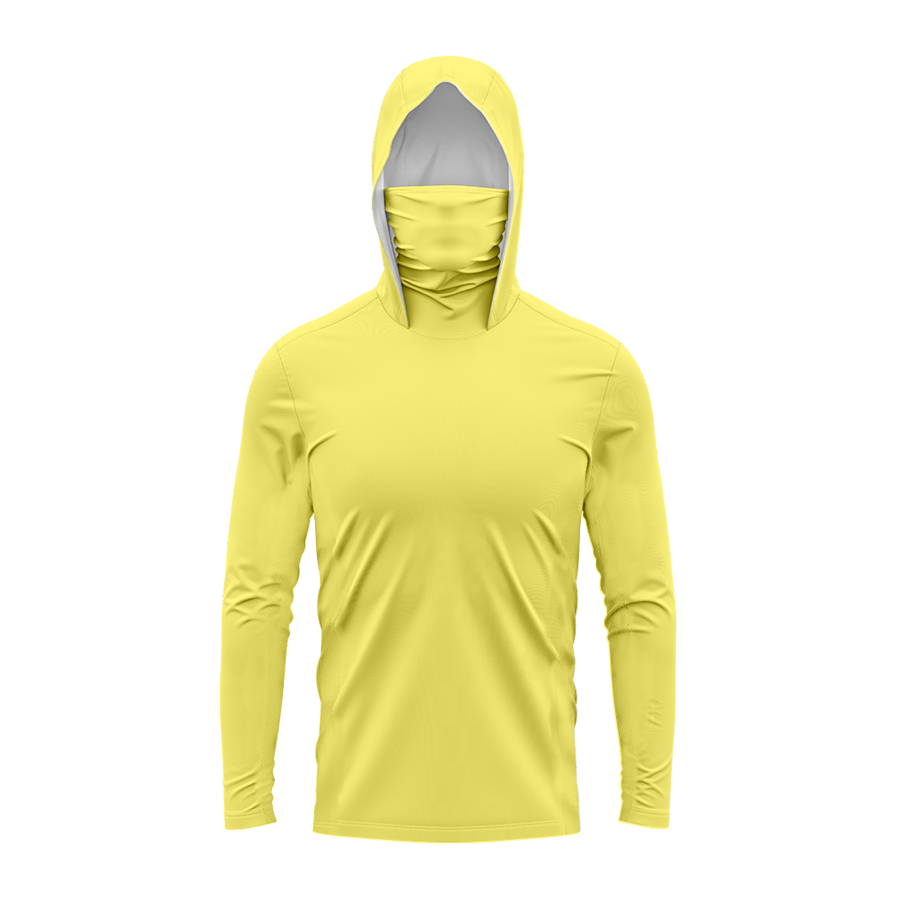 UPF50+のフード付き釣り用シャツ。男性用、長袖、紫外線対 - Hiking のレビューと価格