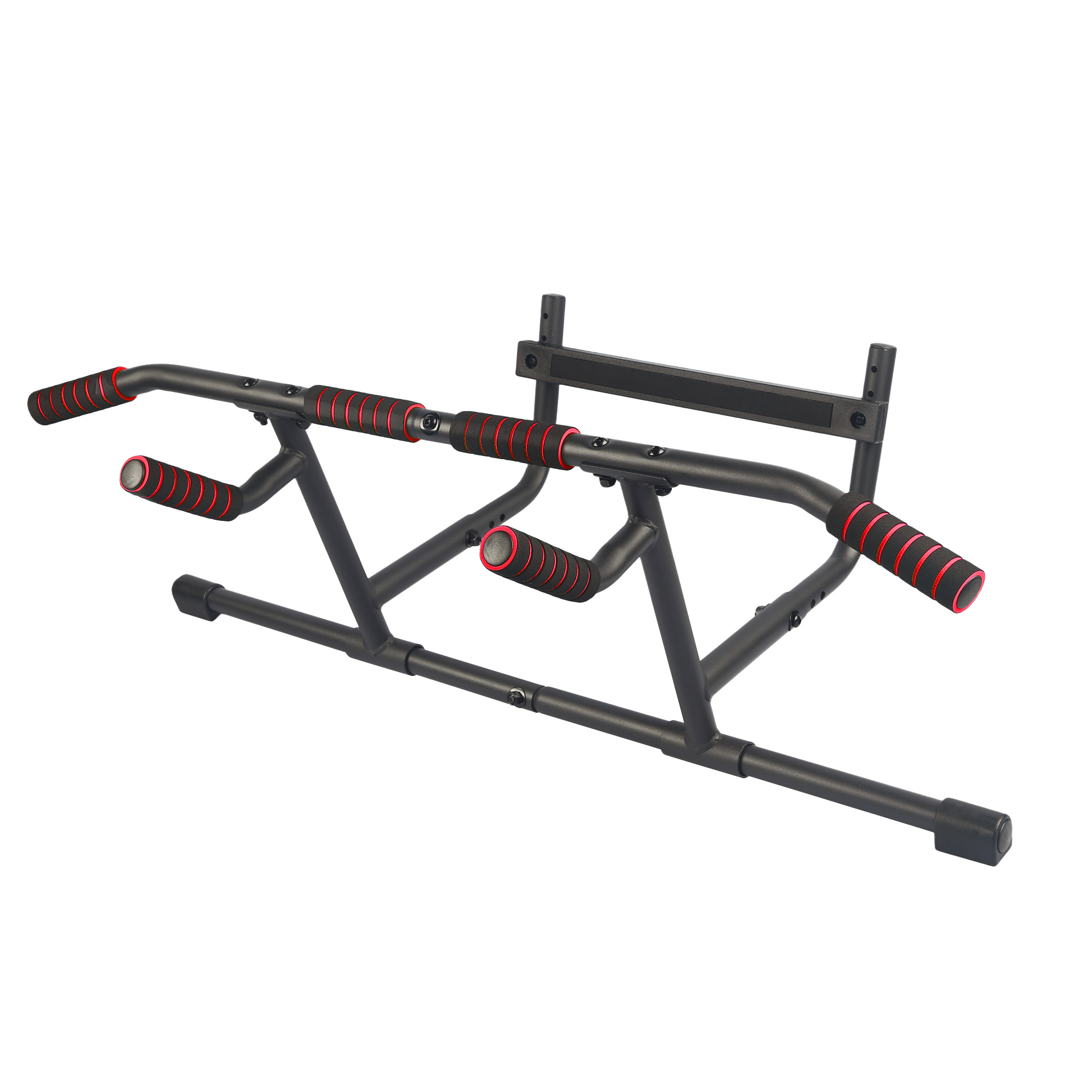 ドア枠に取り付け可能な、パッド付きグリップが複数ついた懸垂バ - Door Pull Up Bar No Screw のレビューと価格