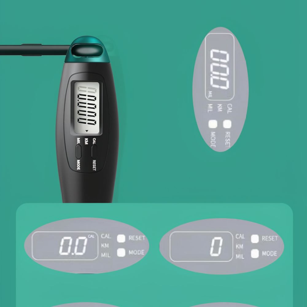 デジタルスマート縄跳び、重り付きボール、コードレス、フィット - Smart Jump Rope Digital Counter のレビューと価格