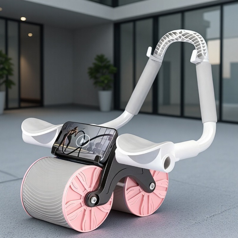 自動リバウンド機能付き、腹部圧迫、肘サポートローラー付き家庭 - Ab Roller Wheel With Elbow Support のレビューと価格