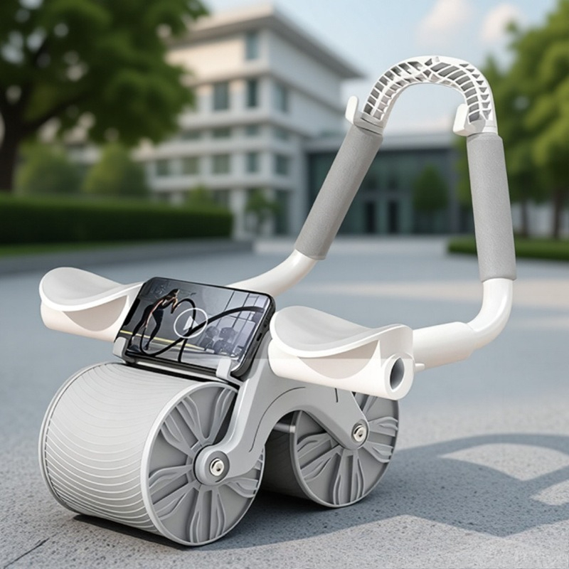 自動リバウンド機能付き、腹部圧迫、肘サポートローラー付き家庭 - Ab Roller Wheel With Elbow Support のレビューと価格