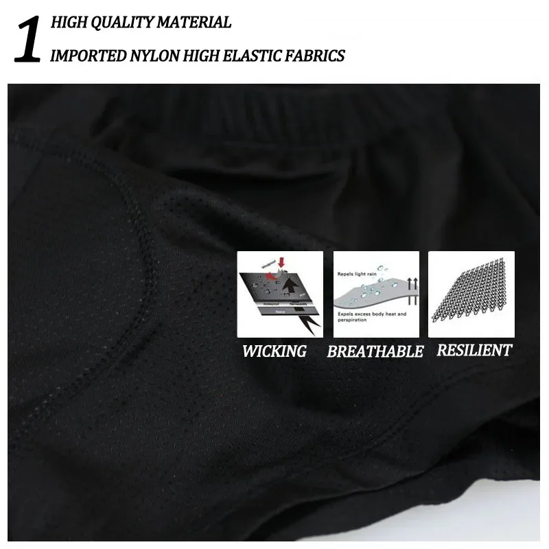 X-Tiger サイクリングショーツ通気性メッシュ耐衝撃サイ - Padded Cycling Shorts 5D Gel のレビューと価格