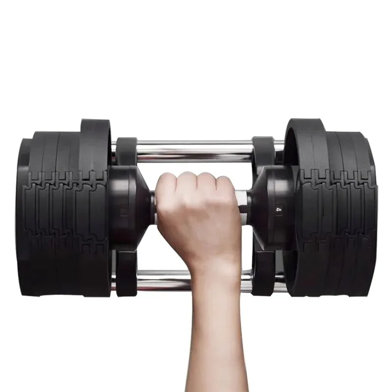 調整可能なダンベル2個組、合計重量40kg。男性向け、家庭用 - Adjustable Dumbbell Pair 40Kg のレビューと価格